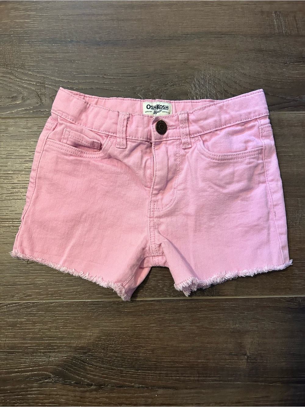 OshKosh B'gosh Pink Frayed Hem Girls' Shorts